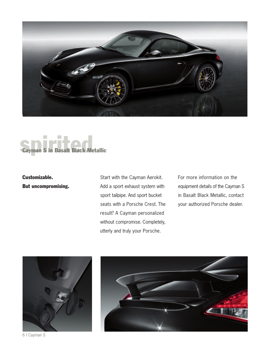 2010 Porsche Cayman Brochure Page 15